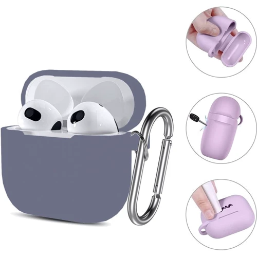 Чехол BeCover Silicon Case Light Purple (707183) for Apple AirPods 3 фото 2