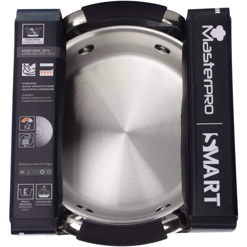 Кастрюля Bergner MasterРro Smart 12 см 0.56 л (BGEU-3776): Диаметр, см 12
