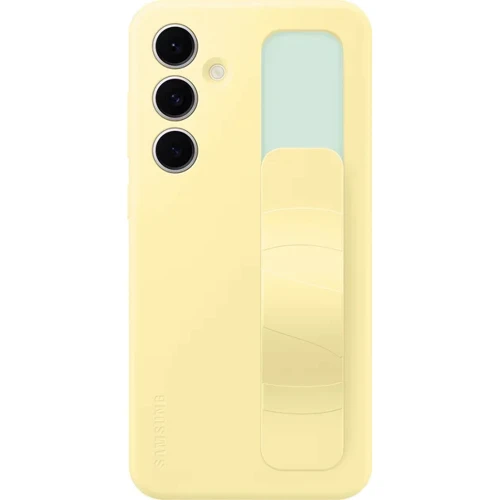 Чохол для телефона Samsung Standing Grip Case Yellow (EF-GS721CYEGWW) для Samsung S721 Galaxy S24 FE: Матеріал поликарбонат / силикон