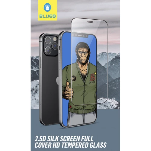 Защитное стекло для iPhone Blueo Tempered Glass Full Cover Ultra Thin 2.5D HD Clear for iPhone 12/iPhone 12 Pro (NPB1-6.1)