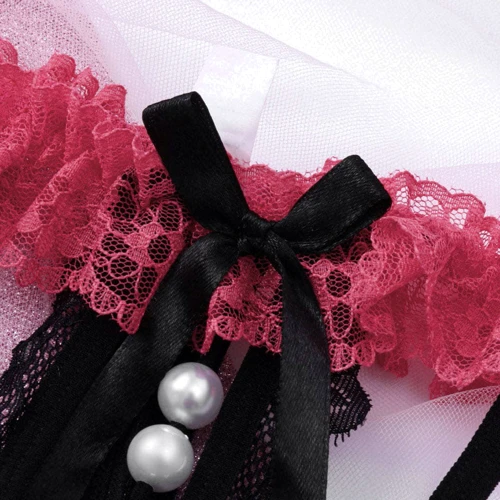 Эротические трусики NDS 9001-2 Pink/Вlack M/L (23786)