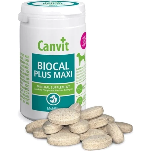 Вітамінна добавка Canvit Biocal Plus Maxi для покращення рухливості у собак 230 г (can53145): Виробник Canvit