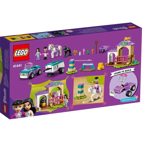 Конструктор LEGO Friends Тренировка лошади и прицеп для перевозки (41441): Серия Friends