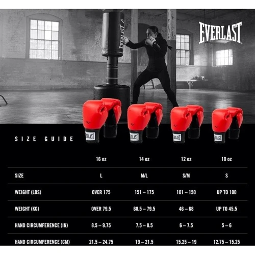 Боксерські рукавички Everlast Prostyle 2 Boxing Glove Уні 16 унцій (P00003086) фото 5