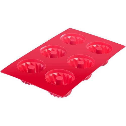 Westmark для 6 кексів силікон червона (W30162270)