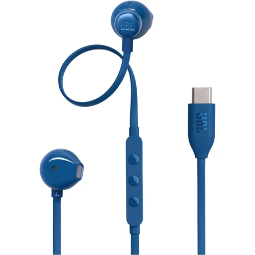 Навушники JBL Tune 305C Blue (JBLT305CBLU): Тип конструкції вкладыши