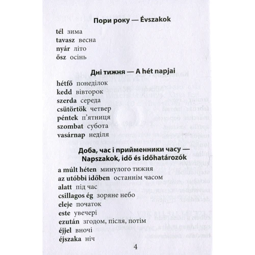 2000 найкорисніших угорських слів і висловів: Кількість сторінок 80