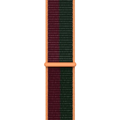 Аксесуар для Watch Apple Sport Loop Dark Cherry/Forest Green (ML2R3) для Apple Watch UA 38/40/41mm