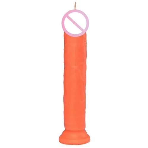 Свеча LOVE FLAME - Dildo Roma ORANGE Fluor, CPS03-ORANGE
