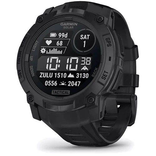 Смарт-часы Garmin Instinct 3 Solar 50mm Tactical Edition Black with Black Band (010-02935-50)