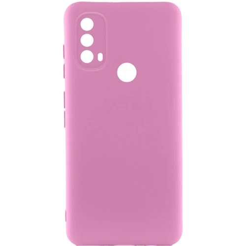 Чохол для телефона Lakshmi Case Silicone Cover Full Camera Pink для Motorola Moto E40