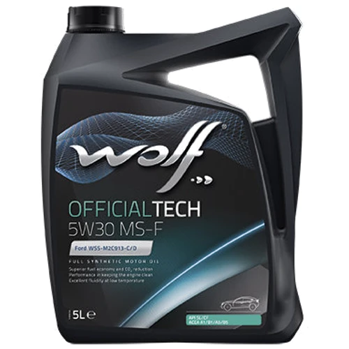 Моторное масло WOLF OFFICIALTECH 5W30 MS-F 5л
