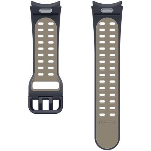 Ремешок Samsung Sport Band Extreme (S/M) Graphite/Etoupe for Samsung Watch 6 (ET-SXR93SBEGEU): Цвет черный