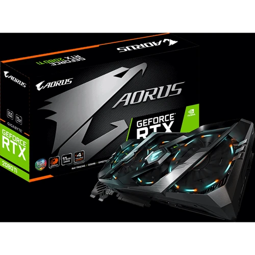 Відеокарта GIGABYTE GeForce RTX 2080 Ti 11G AORUS (GV-N208TAORUS-11GC)