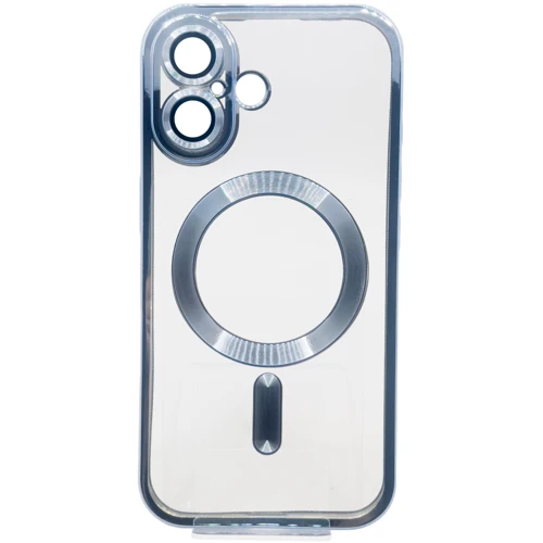 Чехол для iPhone BeCover Chrome Case with MagSafe Sierra Blue for iPhone 16 Plus (712077)