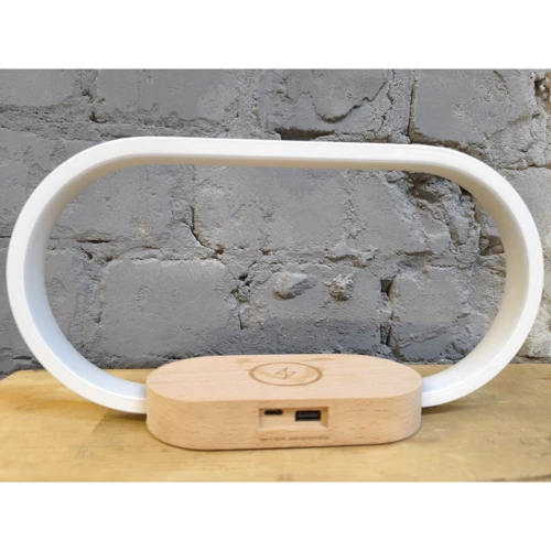 LED лампа VHG WR08 10Вт з бездротовою зарядкою сенсорна (White) (Нічники)(79012213)Stylus approved: Виробник VHG
