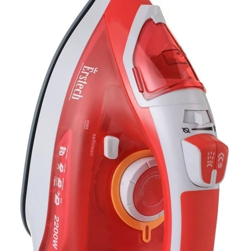 Утюг Erstech EI-1220C Red: Индикатор нагрева есть