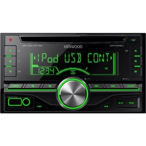 Kenwood DPX-305U: Дисплей LCD, монохромный