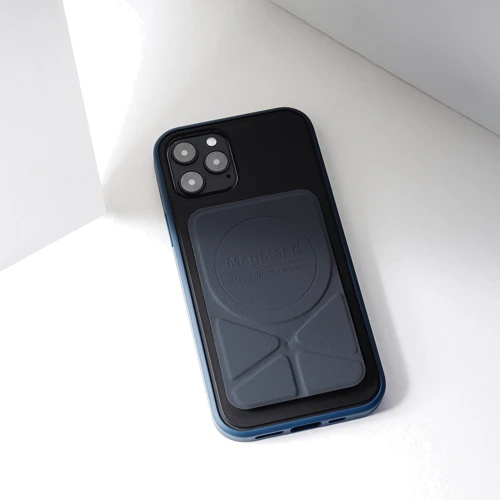 Аксессуар для iPhone Switcheasy MagStand Leather Stand Classic Blue (GS-103-158-221-144) for iPhone 12/13 Series фото 12