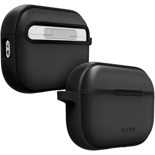 Чехол для наушников LAUT HUEX PROTECT Black (L_APP2_HPT_BK) for AirPods Pro 1/2 фото 1
