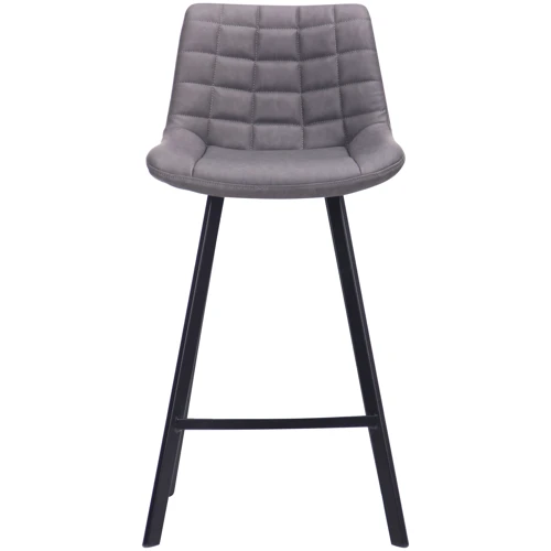 Стул барный AMF Clif Dark grey (545604): Материал каркаса металл, искусственная кожа