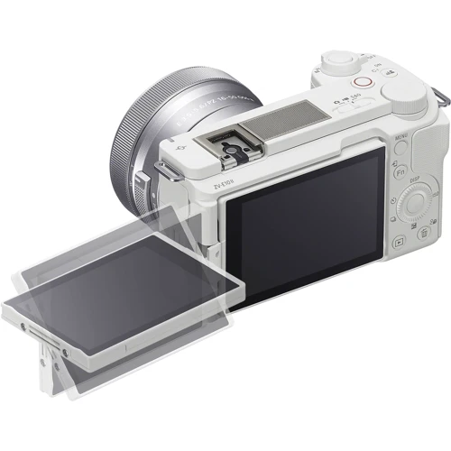 Sony Alpha ZV-E10M2 kit 16-50mm White (ZVE10M2KW.CEC): Карты памяти Memory Stick PRO Duo, Memory Stick PRO-HG Duo, Memory Stick Micro (M2), карта памяти SD, карта памяти SDHC (совместимость с UHS-I), карта памяти SDXC (совместимость с UHS-I), карта памяти microSD, кар