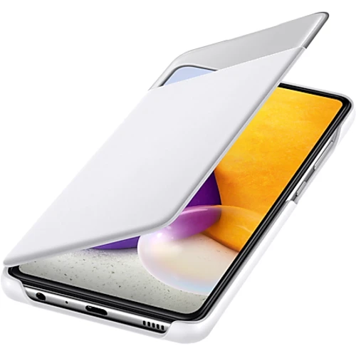 Чохол для телефона Samsung Smart S View Wallet Cover White (EF-EA725PWEGRU) for Samsung A725 Galaxy A72: Матеріал TPU (Термополиуретан) і полікарбонат