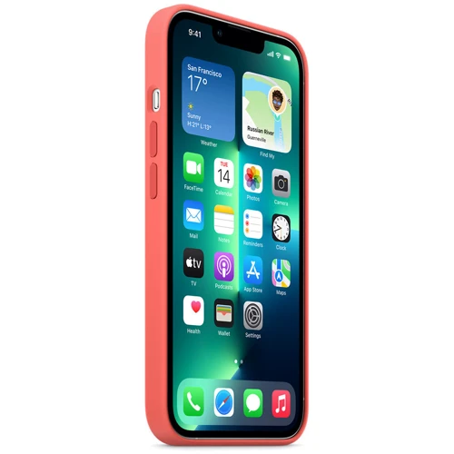 Чохол для iPhone Apple for iPhone 13 Pro Silicone Case with MagSafe Pink Pomelo (MM2E3)  фото 5