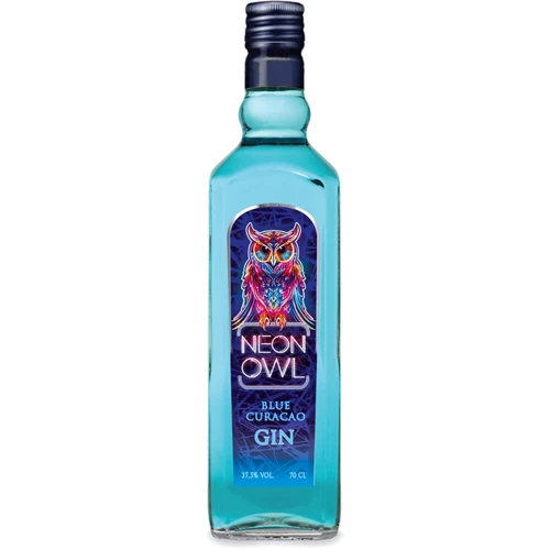 Джин Neon Owl Blue Curacao 37.5% 0.7 л (3014400238601)