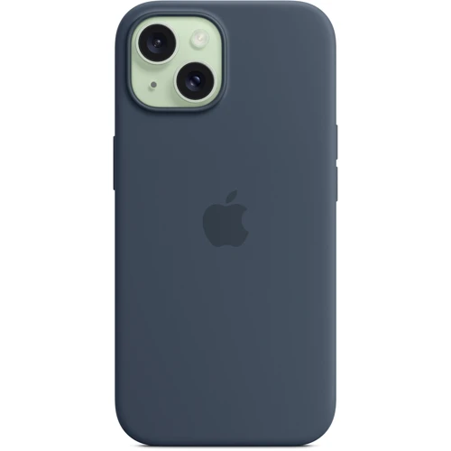 Чехол для iPhone Apple iPhone 15 Silicone Case with MagSafe - Storm Blue (MT0N3ZM/A) фото 5