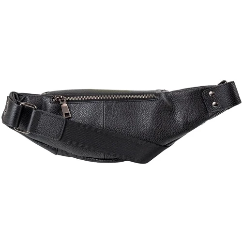 Чоловіча поясна сумка Vito Torelli чорна (VT-6591-black): Тип ручки Без ручки, Поясний ремінь