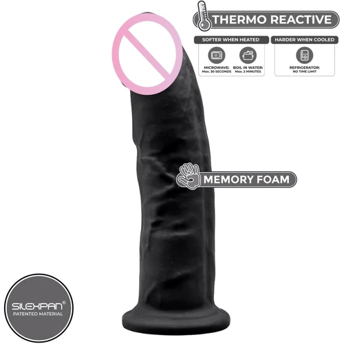 Фаллоимитатор SilexD Oscar Black (MODEL 2 size 9in) двухслойный