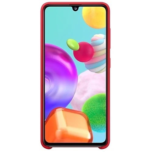 Чохол для телефона Samsung Silicone Cover Red (EF-PA415TREGRU) for Samsung A415 Galaxy A41: Плівка в комплекті немає