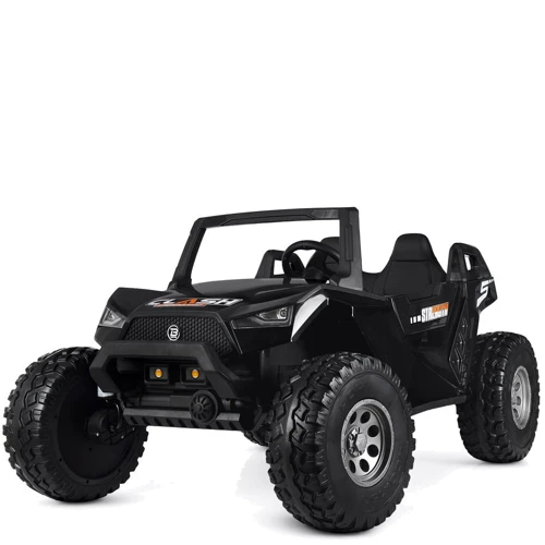 Детский двухместный электромобиль Багги Bambi Racer, черный (M 4170EBLR-2(24V))