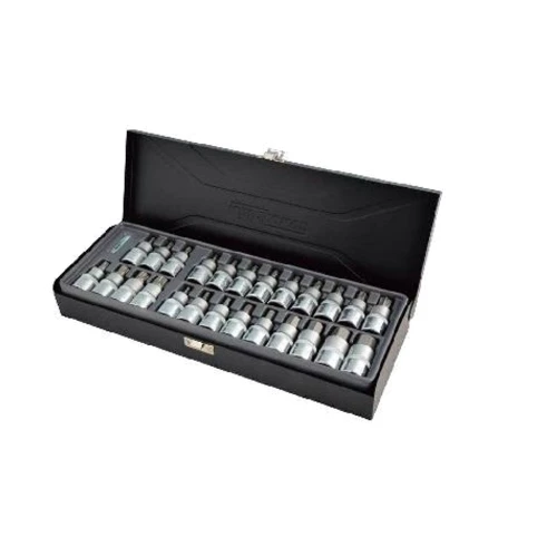 Whirlpower Набор головок Torx, Hex, Spline 1/2" 25 шт. мет.кейс