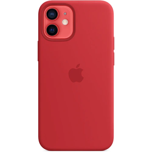 Чохол для iPhone Apple Silicone Case with MagSafe (PRODUCT) Red (MHKW3) for iPhone 12 mini: Матеріали силікон