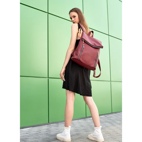 Женский рюкзак Sambag Rene 0ZG бордовый (27105005): Стиль Повседневный (Casual)