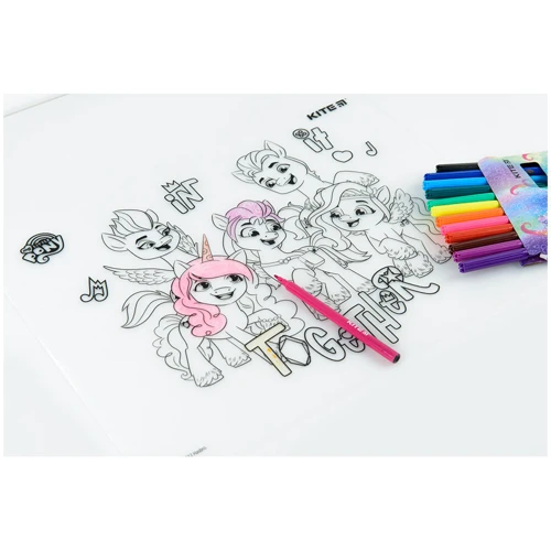 Подложка-раскраска Kite My Little Pony 30х40 см (lp22-424) фото 4