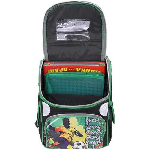 Ранец RAINBOW 9-507 Football, 34x26x13см: Корпус рюкзака Каркасный