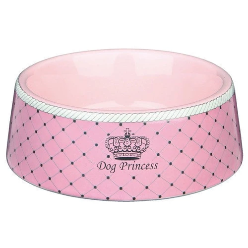 Миска Trixie Dog Princess для собак 0.45л 16см рожева (4047974245828)