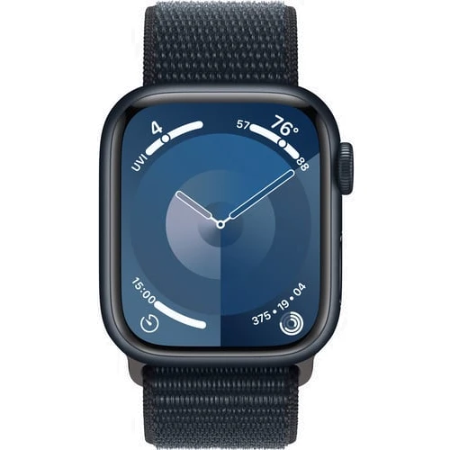 Apple Watch Series 9 41mm GPS Midnight Aluminum Case with Midnight Sport Loop (MR8Y3)Approved Витринный образец: Причина уценки Активированы, витринный образец, хорошее состояние, комплектация полная: коробка, зарядка, часы