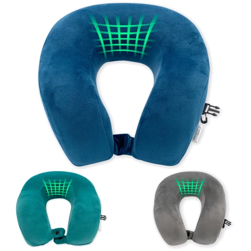 Подушка SoundSleep с пеной мемори 31x32 см темно-синий (653590749424): Наполнитель Memoryfoam