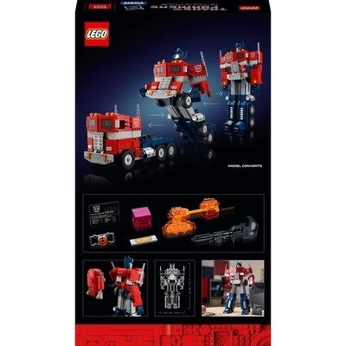 Конструктор LEGO Icons Optimus Prime (10302): Рекомендуемый возраст 18+