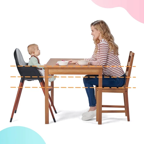 Стульчик для кормления 2 в 1 Kinderkraft Finix Ecru (KHFINIX0ECR0000) фото 10