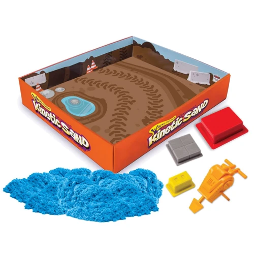 Набор для творчества Kinetic Sand Construction Zone (Голубой) (71417-2)