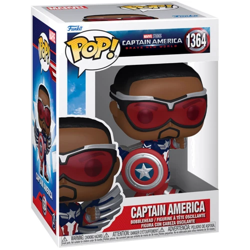 Игровая фигурка Funko POP! Marvel Captain America Brave New World 11.5 см серии Капитан Америка Чудесный новый мир (75990): Тип Игровая фигурка