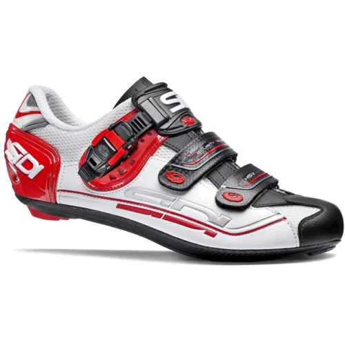 Велотуфлі Шосе Sidi Genius 7 Black / White / Red 44.5 (CGENIUS7BWR445)