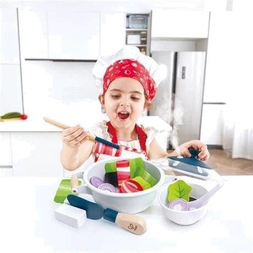Дитячий кухонний набір Hape Посуд із продуктами (E3198) фото 2
