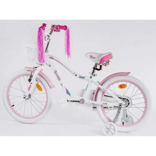 Велосипед Corso Sweety SW-18549 / 185493 (бело-розовый): Диаметр колес, дюймов 18