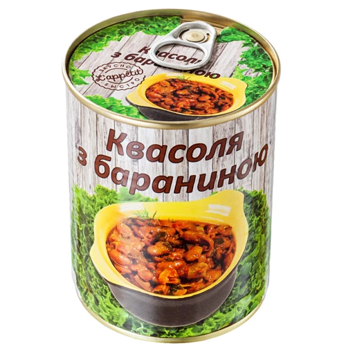 Консервы L'appetit Фасоль с бараниной 350 г (4820021840395)